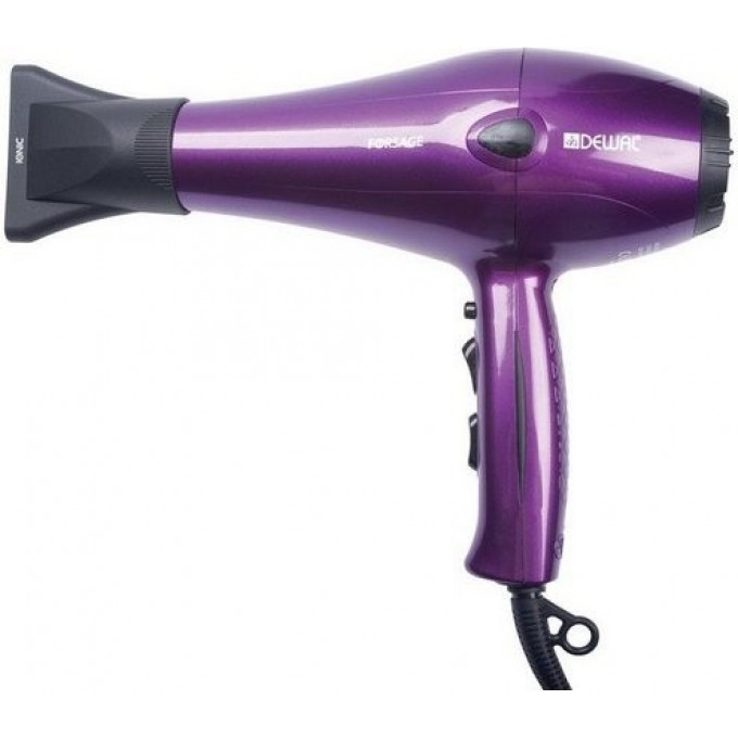 Фен 2000 Вт Compact Pro ionic DEWAL 03-6008-Purple*